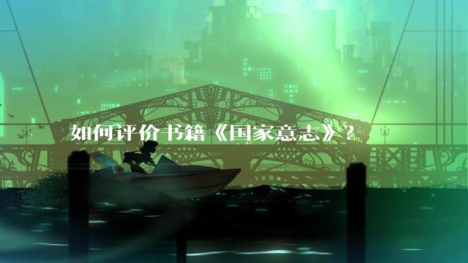 如何评价书籍《国家意志》？